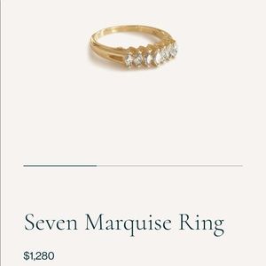 Seven Marquise Ring - Kinn Studio - 14k solid gold & diamonds